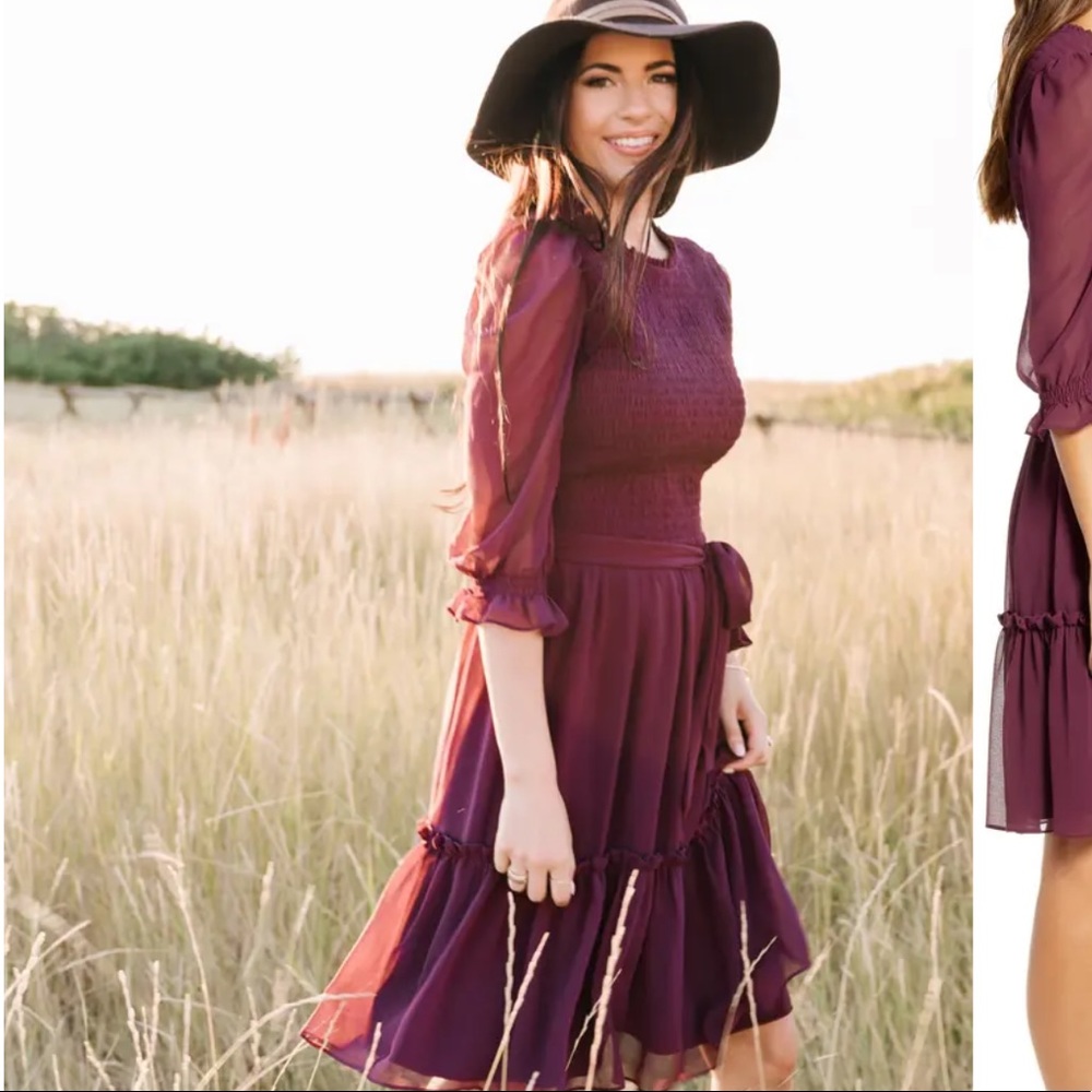 Nordstrom Exclusive Rachel Parcell Smocked Dress